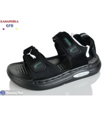 Сандалі дитячі на літо (10 пар р.26-30) чорний  "GFB-Канарейка"