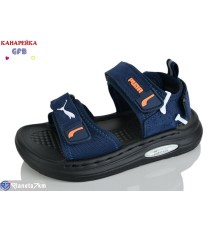 Сандалі дитячі на літо (10 пар р.26-30) синій  "GFB-Канарейка"