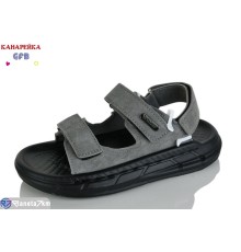 Сандалі дитячі на літо (10 пар р.31-36) сірий  "GFB-Канарейка"