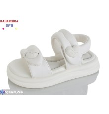 Дитячі босоніжки на літо (8 пар р.23-28) білий  "GFB-Канарейка"