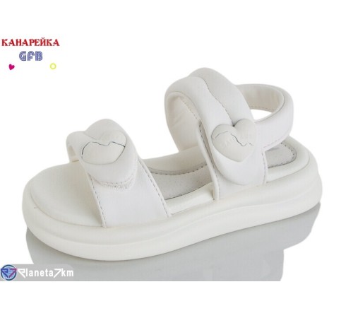 Дитячі босоніжки на літо (8 пар р.23-28) білий  "GFB-Канарейка"