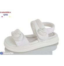 Дитячі босоніжки на літо (8 пар р.28-33) білий  "GFB-Канарейка"