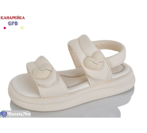 Дитячі босоніжки на літо (8 пар р.28-33) бежевий  "GFB-Канарейка"