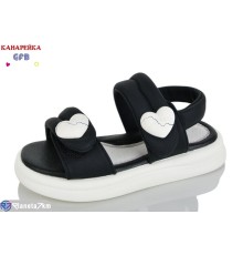 Дитячі босоніжки на літо (8 пар р.28-33) чорний  "GFB-Канарейка"