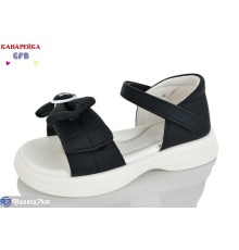 Дитячі босоніжки на літо (8 пар р.28-33) чорний  "GFB-Канарейка"