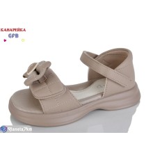 Дитячі босоніжки на літо (8 пар р.28-33) коричневий  "GFB-Канарейка"