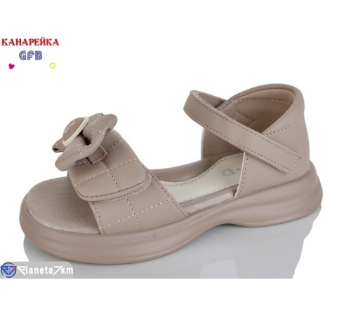 Дитячі босоніжки на літо (8 пар р.28-33) коричневий  "GFB-Канарейка"