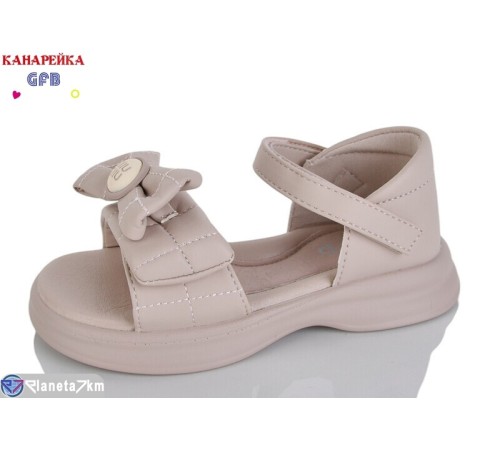 Дитячі босоніжки на літо (8 пар р.28-33) бежевий  "GFB-Канарейка"