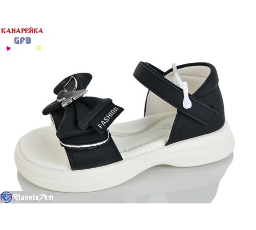 Дитячі босоніжки на літо (8 пар р.28-33) чорний  "GFB-Канарейка"