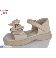 Дитячі босоніжки на літо (8 пар р.28-33) коричневий  "GFB-Канарейка"