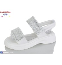 Дитячі босоніжки на літо (8 пар р.32-37) білий  "GFB-Канарейка"