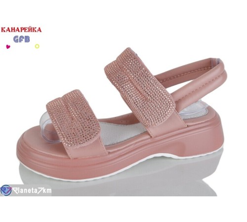 Дитячі босоніжки на літо (8 пар р.32-37) рожевий  "GFB-Канарейка"