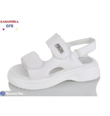 Дитячі босоніжки на літо (8 пар р.32-37) білий  "GFB-Канарейка"