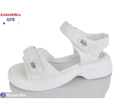 Дитячі босоніжки на літо (8 пар р.32-37) білий  "GFB-Канарейка"