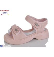 Дитячі босоніжки на літо (8 пар р.32-37) рожевий  "GFB-Канарейка"