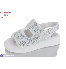 Дитячі босоніжки на літо (8 пар р.32-37) білий  "GFB-Канарейка"