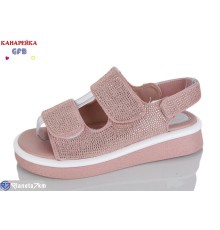 Дитячі босоніжки на літо (8 пар р.32-37) рожевий  "GFB-Канарейка"