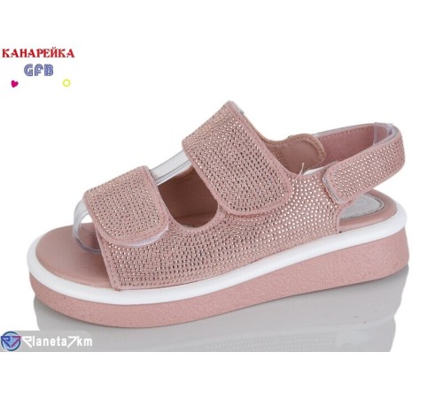 Дитячі босоніжки на літо (8 пар р.32-37) рожевий  "GFB-Канарейка"