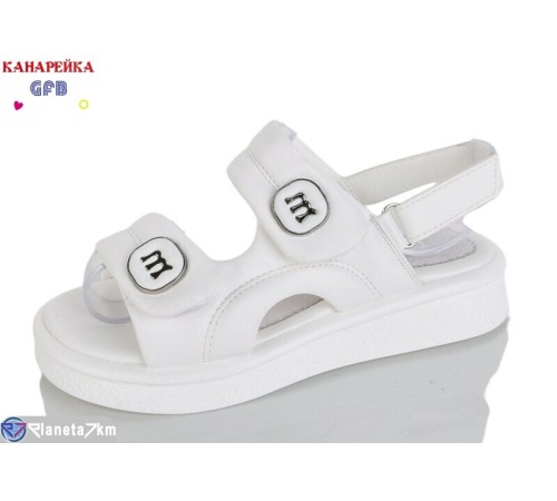 Дитячі босоніжки на літо (8 пар р.32-37) білий  "GFB-Канарейка"
