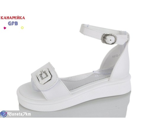 Дитячі босоніжки на літо (8 пар р.32-37) білий  "GFB-Канарейка"