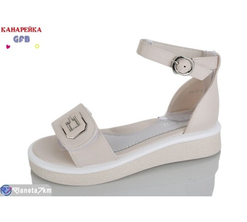 Дитячі босоніжки на літо (8 пар р.32-37) бежевий  "GFB-Канарейка"