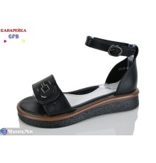 Дитячі босоніжки на літо (8 пар р.32-37) чорний  "GFB-Канарейка"