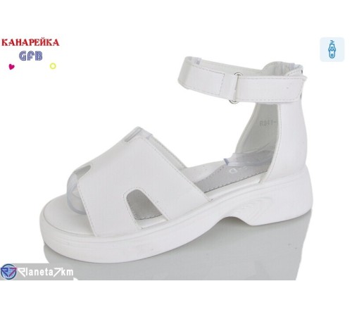 Дитячі босоніжки на літо (8 пар р.32-37) білий  "GFB-Канарейка"