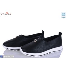 Туфлі жіночі на літо (8 пар р.36-41) чорний  "Veagia-ADA"