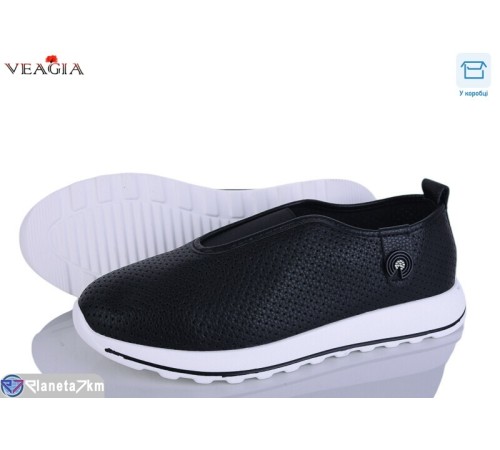 Туфлі жіночі на літо (8 пар р.36-41) чорний  "Veagia-ADA"