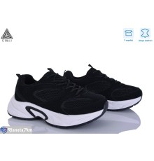 Кросівки жіночі на весну/осінь (8 пар р.36-41) чорний  "STILLI Group"