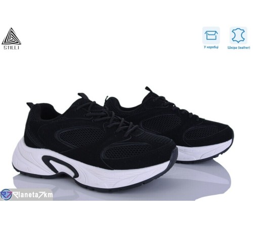 Кросівки жіночі на весну/осінь (8 пар р.36-41) чорний  "STILLI Group"