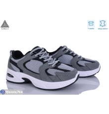 Кросівки жіночі на весну/осінь (8 пар р.36-41) сірий  "STILLI Group"