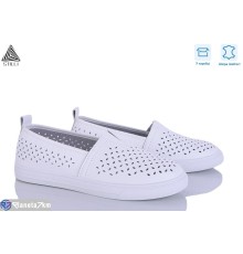 Сліпони жіночі на літо (8 пар р.36-41) білий  "STILLI Group"