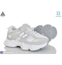 Дитячі кросівки на весну/осінь (8 пар р.32-37) білий  "STILUS"