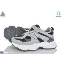 Дитячі кросівки на весну/осінь (8 пар р.32-37) сірий  "STILUS"