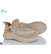 Дитячі кросівки на літо (12 пар р.32-37) коричневий  "BBT"