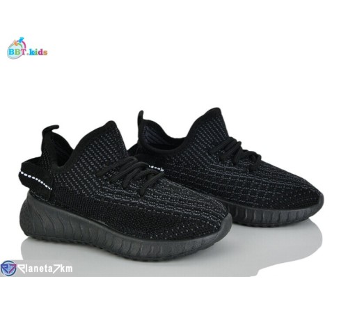 Дитячі кросівки на літо (12 пар р.26-31) чорний  "BBT"