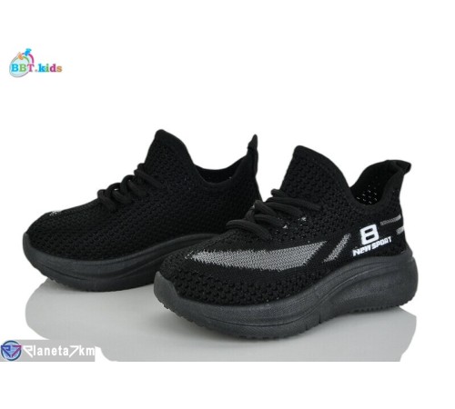 Дитячі кросівки на літо (12 пар р.21-26) чорний  "BBT"