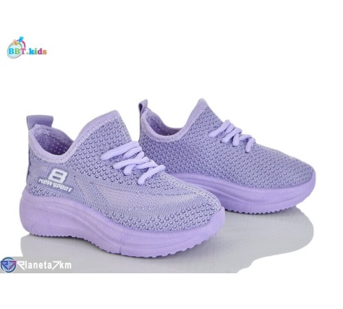 Дитячі кросівки на літо (12 пар р.21-26) фіолетовий  "BBT"