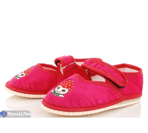 Тапки дитячі на весну/осінь (5 пар р.25-29) рожевий  "PERSIK"