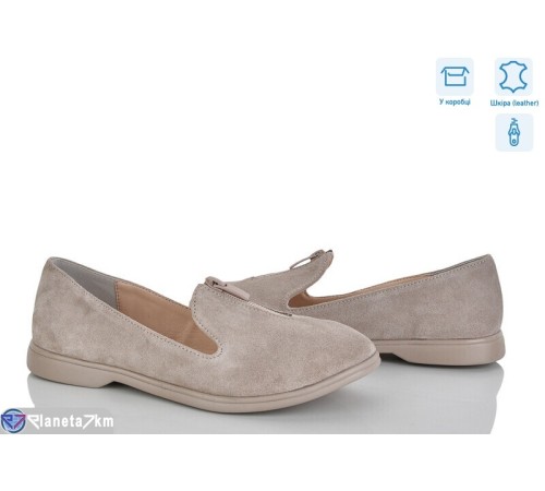 Балетки жіночі на літо (6 пар р.36-40) бежевий  "GARRA"