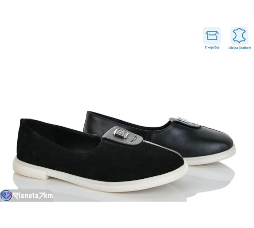 Туфлі жіночі на весну/осінь (6 пар р.36-40) чорний  "GARRA"