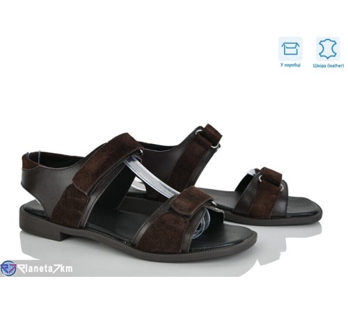 Босоніжки жіночі на літо (6 пар р.36-40) коричневий  "GARRA"
