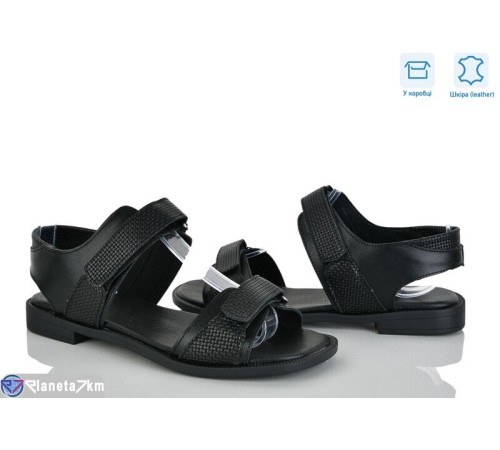 Босоніжки жіночі на літо (6 пар р.36-40) чорний  "GARRA"