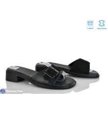 Шлепки жіночі на літо (6 пар р.36-40) чорний  "GARRA"