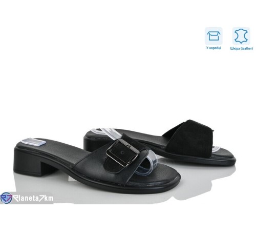 Шлепки жіночі на літо (6 пар р.36-40) чорний  "GARRA"