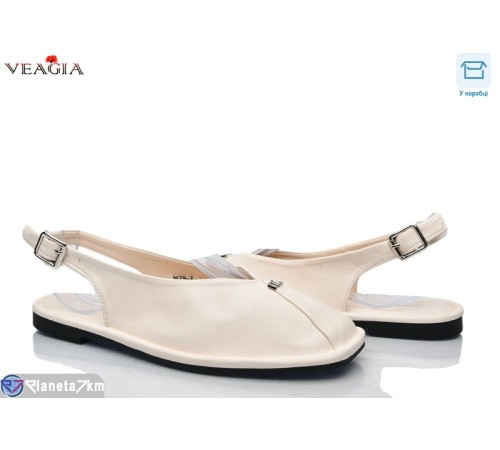 Туфлі жіночі на літо (8 пар р.36-41) бежевий  "Veagia-ADA"