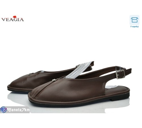 Туфлі жіночі на літо (8 пар р.36-41) коричневий  "Veagia-ADA"