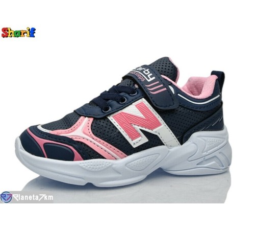 Дитячі кросівки на весну/осінь (8 пар р.26-30) синій  "Sharif"