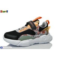 Дитячі кросівки на весну/осінь (8 пар р.31-35) чорний  "Sharif"